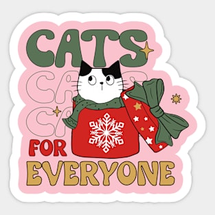 Cats for everyone Sticker